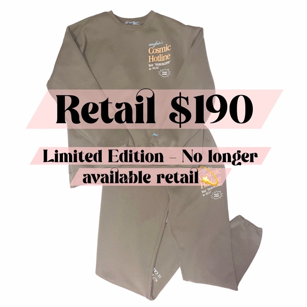 Mayfair's Cosmic Hotline Sweatshirt + Sweatpants Set - Picture 2 of 10